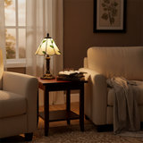 Lámpara de mesa LED de inspiración barroca retro