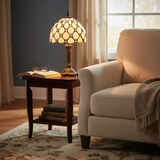 Lámpara de mesa barroca vintage de lujo